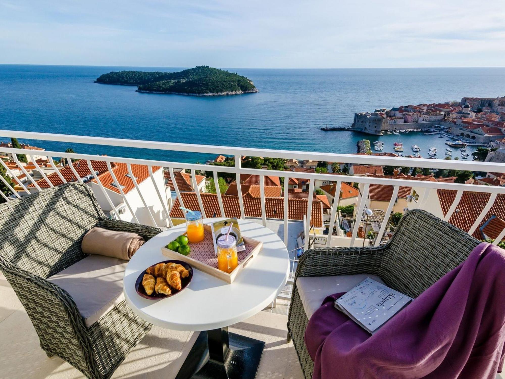 Ploce Apartments-One-Bedroom Apartment With Terrace And Sea View Dubrovnik Exterior foto